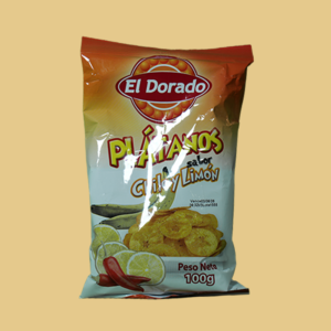 Platanos Sabor Chile y Limon - El Dorado