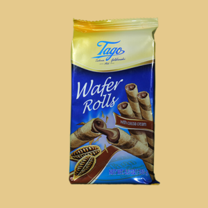 Wafer Rolls With Cocoa Cream - Tago