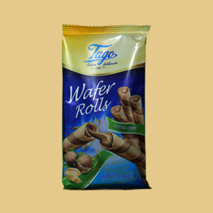 Wafer Rolls With Nut Cream - Tago