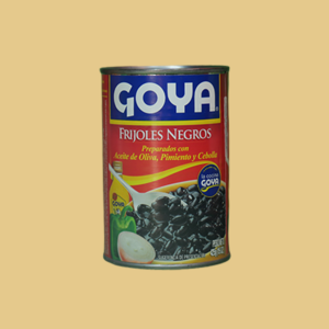 Frijoles Negros Con Aceite De Oliva, pimientos y cebolla-Goya